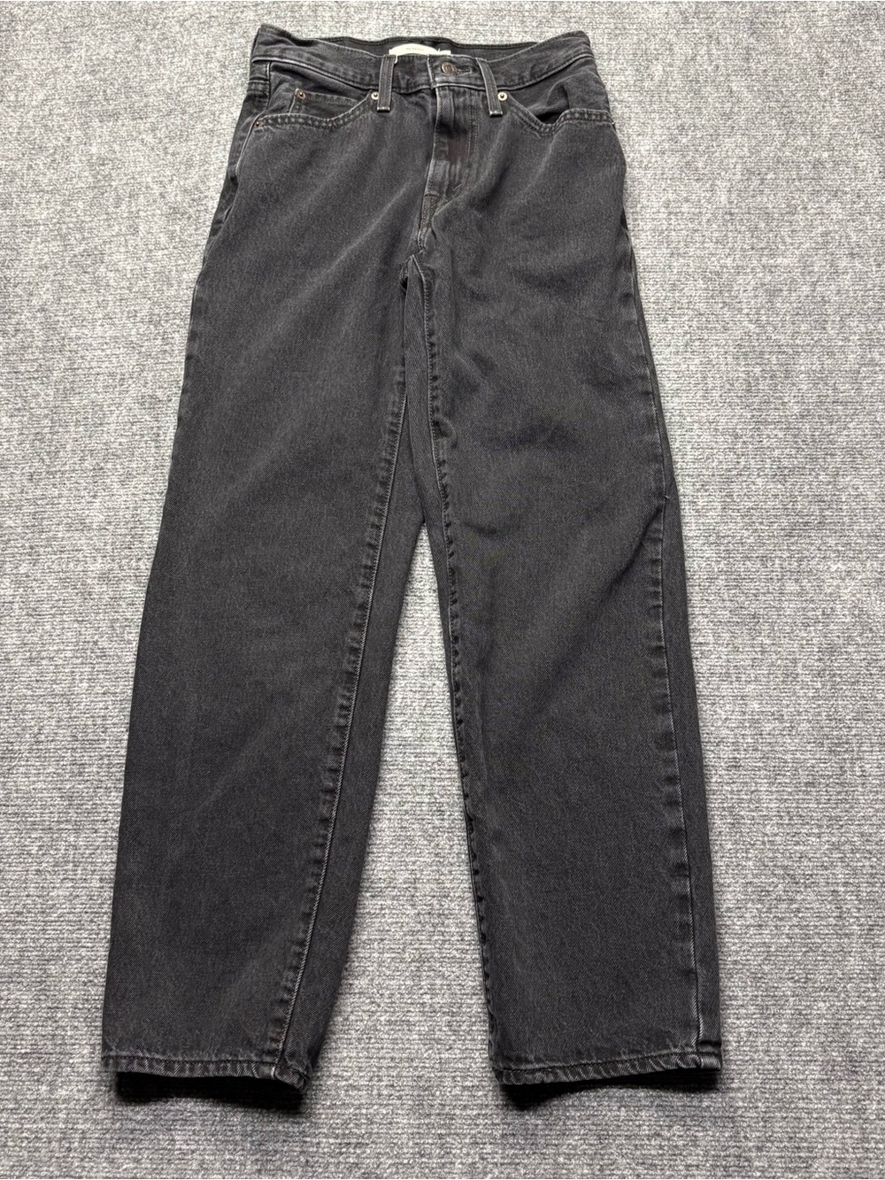 Levis Jeans Womens 25x30 Black '94 Baggy Mid Rise Wide Leg Skater Grunge